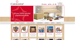 Desktop Screenshot of caraustar.com